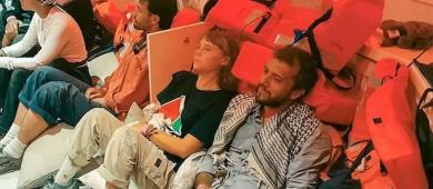 Mexicanos interceptados en flotilla hacia Gaza serán llevados a centro de detención israelí: SER