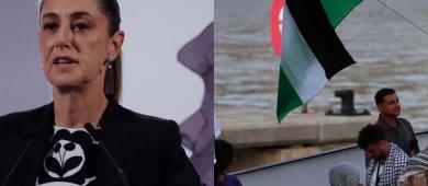 Activistas urgen a Sheinbaum a romper relaciones con Israel tras 'tortura' contra mexicanos detenidos