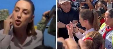 Enfrenta Sheinbaum reclamos en Poza Rica