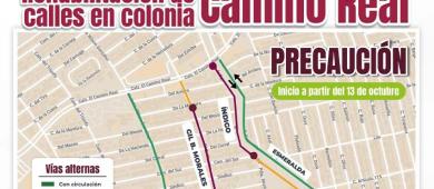 Inicia Gobierno del Estado la reconstrucción de calles en la colonia Camino Real en La Paz