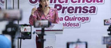 Anuncia la alcaldesa de La Paz un Plan Emergente de repavimentación