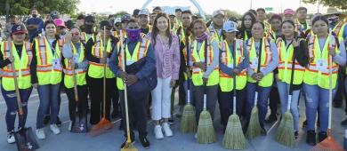 Con 100 elementos, arranca el Programa de Empleo Temporal en La Paz