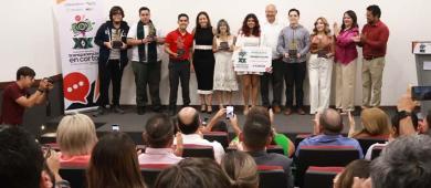 Gobernador Castro Cosío premia a jóvenes talentos en la etapa estatal del Concurso Nacional Transparencia en Corto 2025