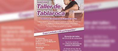 El IMM impartirá un taller gratuito de Tablaroca a mujeres de La Paz