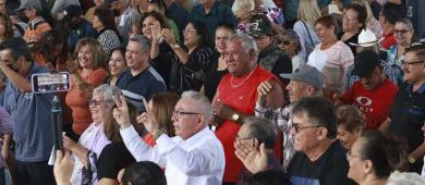 Anuncia la alcaldesa de La Paz incremento al bono anual de jubilados y pensionados