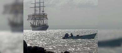 Alumnos y profesores de la UABCS participan en la Expedición One Ocean a bordo del velero noruego Statsraad Lehmkuhl
