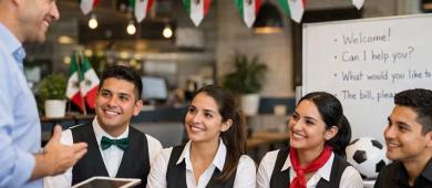 Mundial 2026 | Ofrecerán cursos de inglés para trabajadores de restaurantes y hoteles en México