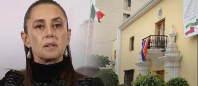 Sheinbaum agradece a Brasil por resguardar la embajada de México en Perú tras ruptura diplomática