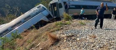 Salvan al hijo de AMLO: “Tren Interoceánico que descarriló iba a exceso de velocidad”: FGR