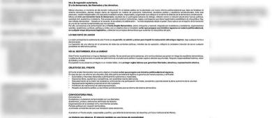Convocan a un Frente Amplio Democrático contra la Reforma Electoral