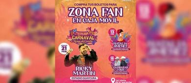 Aún hay boletos para Ricky Martín, Natalia Jiménez y Capibaras Tour en el Malecón de La Paz