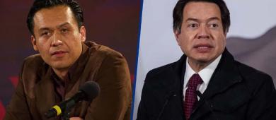 Reciben con gritos a Marx Arriaga en Chihuahua; acusa a Mario Delgado de organizar la protesta