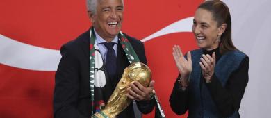 Sheinbaum presenta la Copa del Mundo en su conferencia a 100 días del inicio del torneo