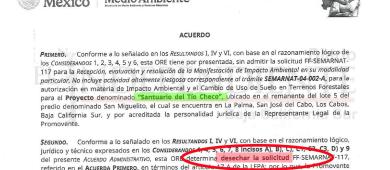 Semarnat detecta inconsistencias y desecha proyecto Santuario del Tío Checo