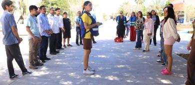 Realiza UABCS simulacro de incendio en la Biblioteca Central para fortalecer la cultura de prevención