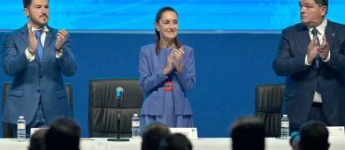 Sheinbaum subraya “buena actitud” de EE.UU. tras primera reunión de revisión del T-MEC