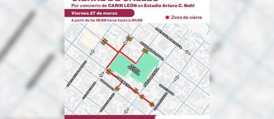 Este viernes, sábado y domingo habrá diversos cierres viales en la ciudad capital
