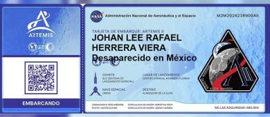Nombres de 52 mexicanos víctimas de desaparición viajan al espacio en la misión Artemis II