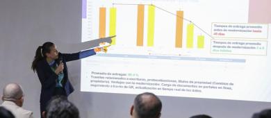 Milena Quiroga consolida su liderazgo, en reunión con peritos y abogados respaldan la transformación digital en La Paz