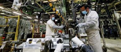 La producción industrial de México cayó un 1.3% interanual en febrero