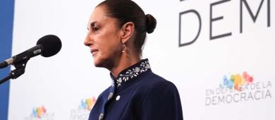 Sheinbaum propone en Barcelona una declaración contra la intervención militar en Cuba