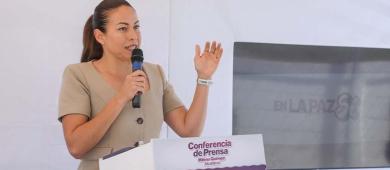 Mediante tanques elevados, refuerza Milena Quiroga el Plan Más Agua para La Paz