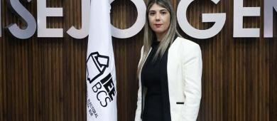 Malka Meza Arce toma protesta como consejera presidenta provisional del IEEBCS