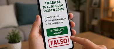 Alerta por falsas ofertas de empleo ligadas al Mundial 2026