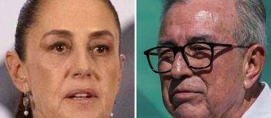 Rubén Rocha afirma que Sheinbaum lo apoya ante acusación de EU