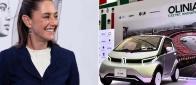 Sheinbaum revea la fecha en que se presentará el prototipo final del auto eléctrico Olinia