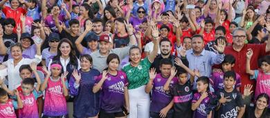 Alcaldesa de La Paz inaugura el nuevo centro Impulso en colonia La Pitahaya