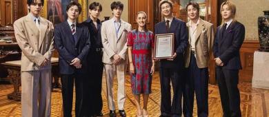 BTS lanza detrás de cámaras de su visita en Palacio Nacional en México