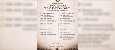 Invita Gobierno Municipal al 2do Encuentro de Coros La Paz en el Teatro Juárez