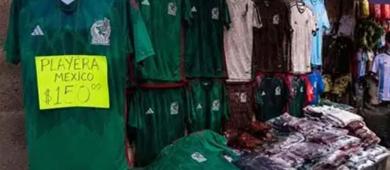 Jerseys clon de México son diez veces más baratos que los originales; aumenta la demanda por el Mundial 2026