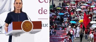 Sheinbaum rechaza reunión con maestros de la CNTE quien continúa con paro nacional