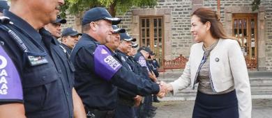 Fortalece Milena Quiroga seguridad en La Paz con modelo alineado a Claudia Sheinbaum