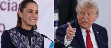 Sheinbaum pide no “engancharse” con dichos de Trump sobre los cárteles en México