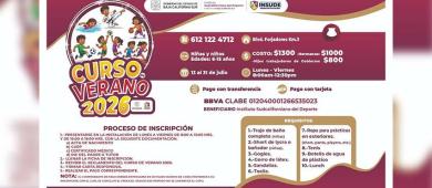 INSUDE invita al Curso de Verano 2026 para niños y adolescentes
