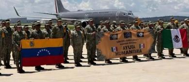Aviones de la Fuerza Aérea Mexicana despegan rumbo a Venezuela con ayuda humanitaria