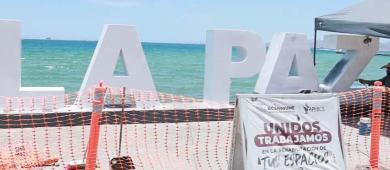 Renueva API-BCS las letras emblemáticas del malecón de La Paz