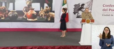 México ha recuperado más de 3 mil 700 piezas arqueológicas en el actual sexenio