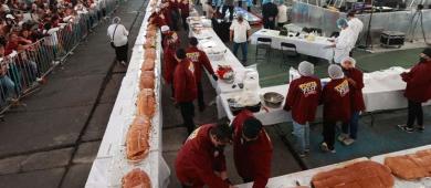 México impone nuevo récord Guinness a la torta más grande del mundo