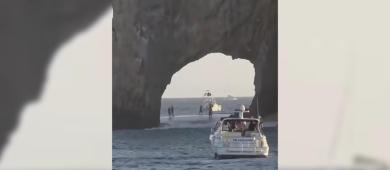 Autoridades piden evitar el Arco de Cabo San Lucas ante riesgo por oleaje