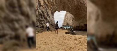 Autoridades piden evitar el Arco de Cabo San Lucas ante riesgo por oleaje