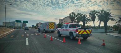 Bomberos atienden volcadura con una persona lesionada en San José del Cabo