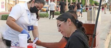 Amplía Salud jornadas de detección de enfermedades cardiovasculares en el malecón de La Paz