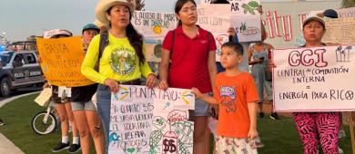 “El territorio no se vende, se defiende”: ciudadanos marchan contra megaproyectos en Los Cabos