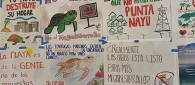 “El territorio no se vende, se defiende”: ciudadanos marchan contra megaproyectos en Los Cabos
