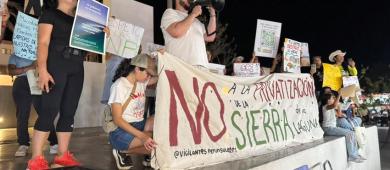 “El territorio no se vende, se defiende”: ciudadanos marchan contra megaproyectos en Los Cabos