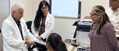 Diputada Teresita Valentín impulsa gestiones para fortalecer los servicios de salud en Mulegé